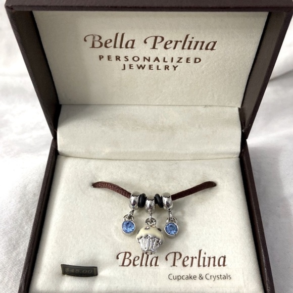 Bella Perlina NEW Cupcake & Crystals Charms for Bracelet or Necklace - Picture 2 of 8